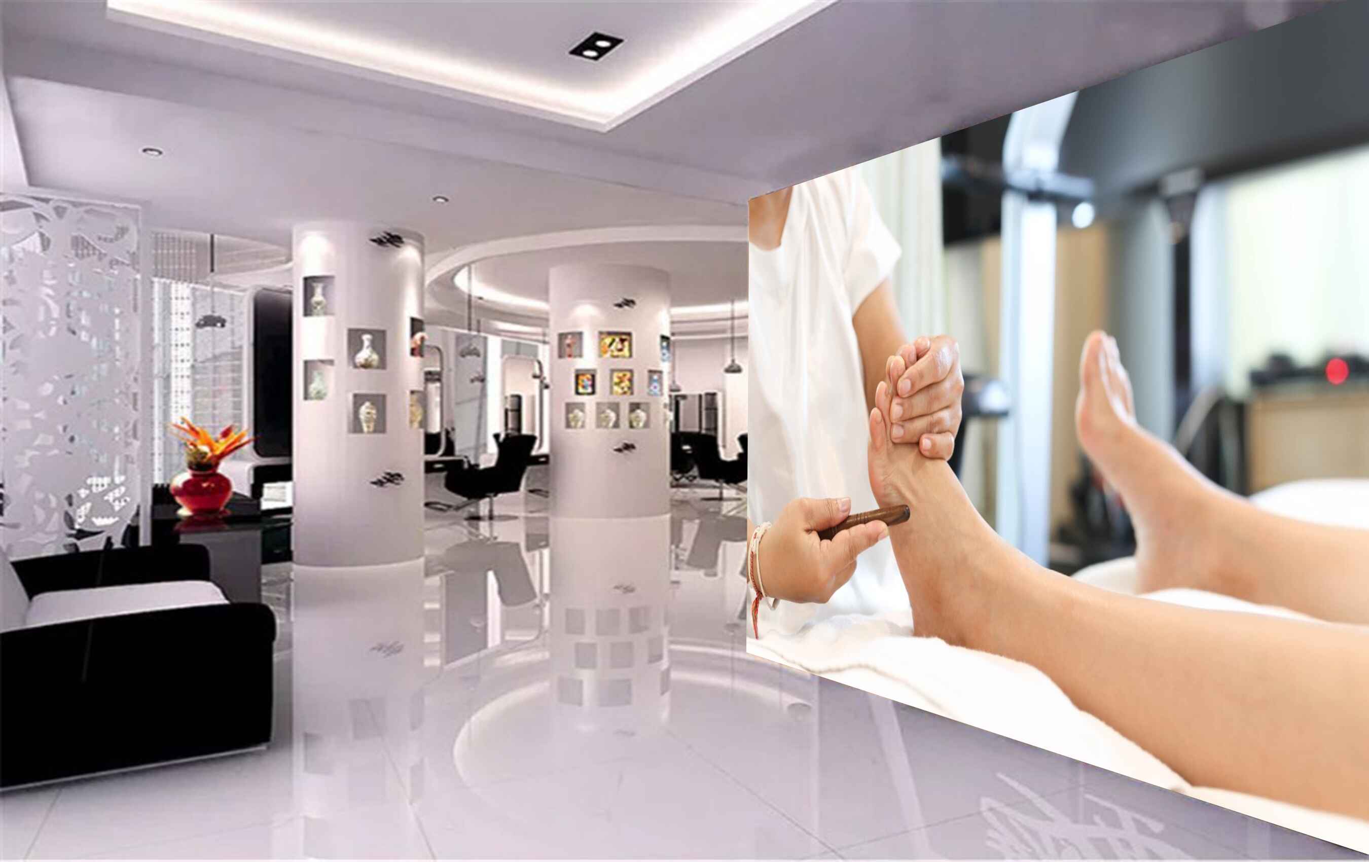 Avikalp MWZ3746 Feer Massage Spa Legs HD Wallpaper for Spa