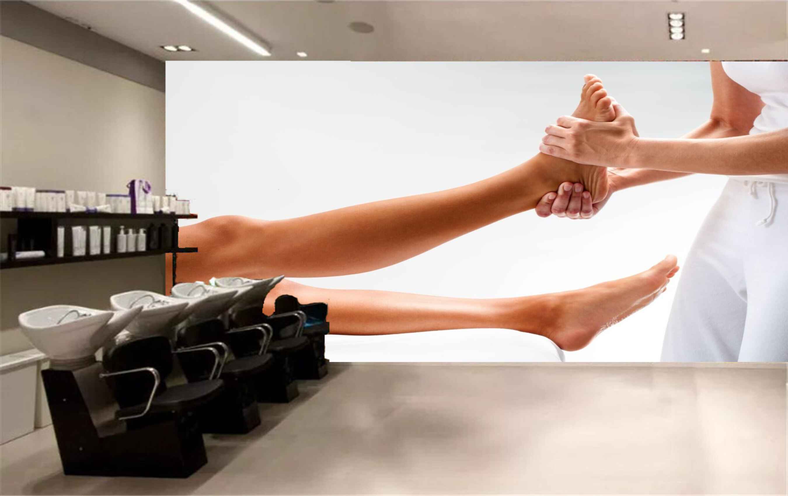 Avikalp MWZ3749 Legs Foot Massage Spa HD Wallpaper for Spa