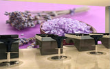 Avikalp MWZ3755 Purple Flowers Stones Bowl HD Wallpaper for Spa