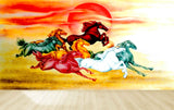 Avikalp MWZ3769 Seven 7 Horses Sun Racing HD Wallpaper